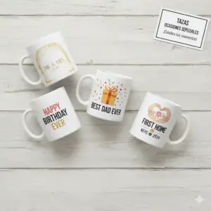 TAZAS OCASIONES ESPECIALES